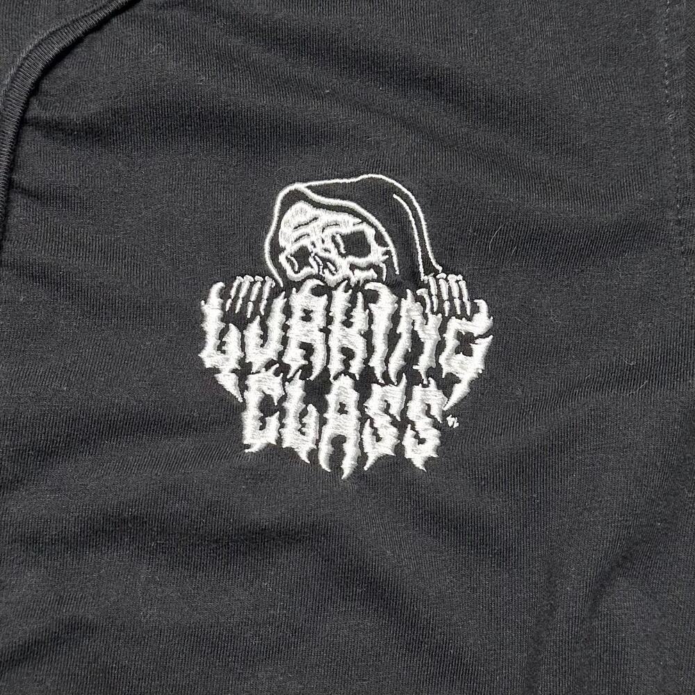 Lurking Class | Men | Sketchy Tank Lurker Black Embroidered Baseball Shirt | M-L - Picture 8 of 13